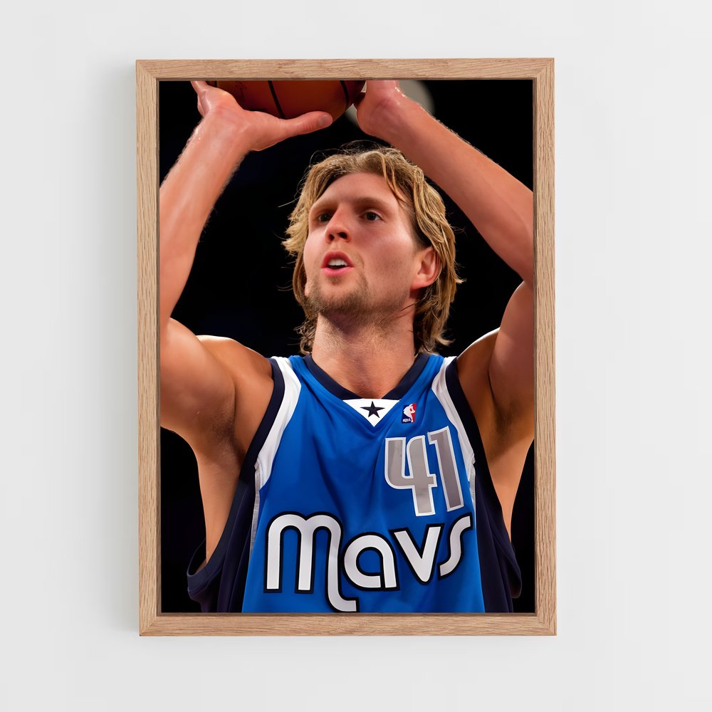 Poster Dirk de nowitzki – affiche Basketball (vue 4)